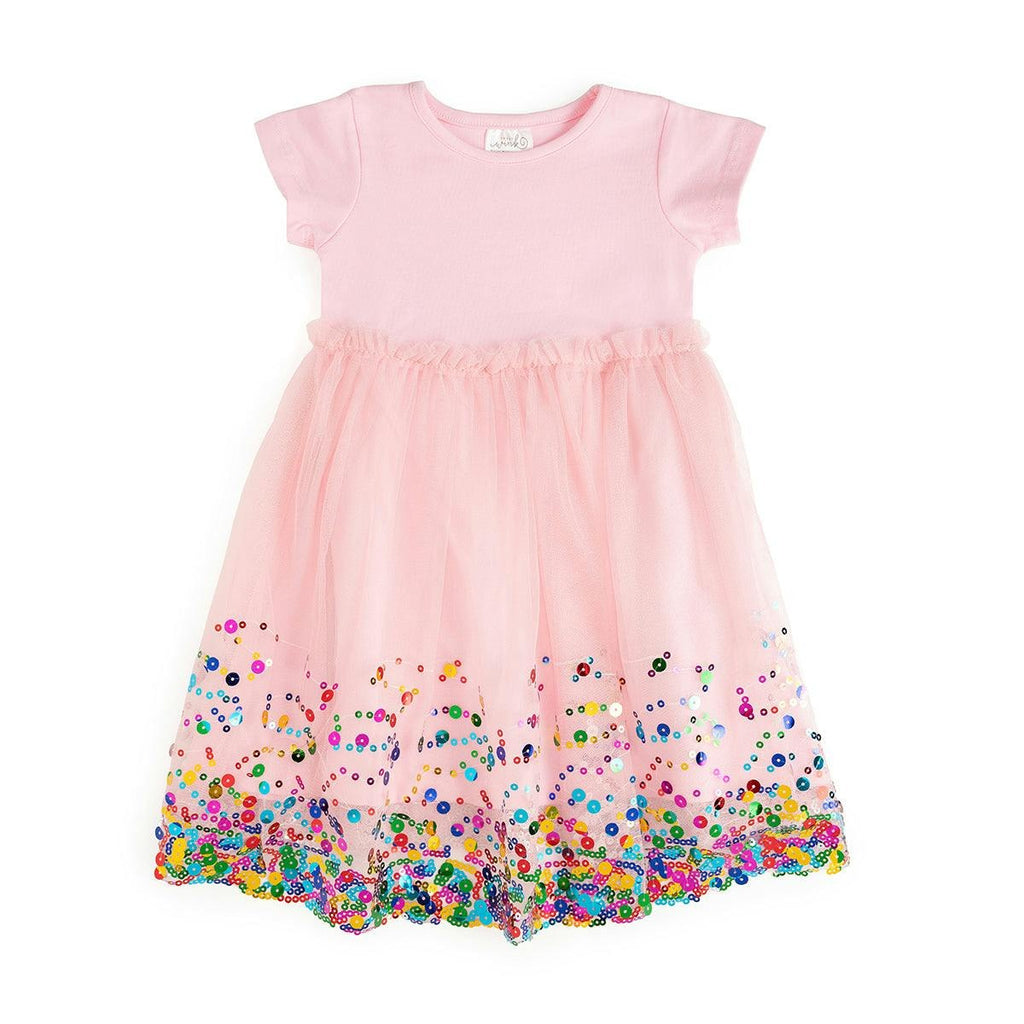 Children's pink tulle dress