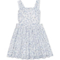 Girls' light blue floral camisole dress